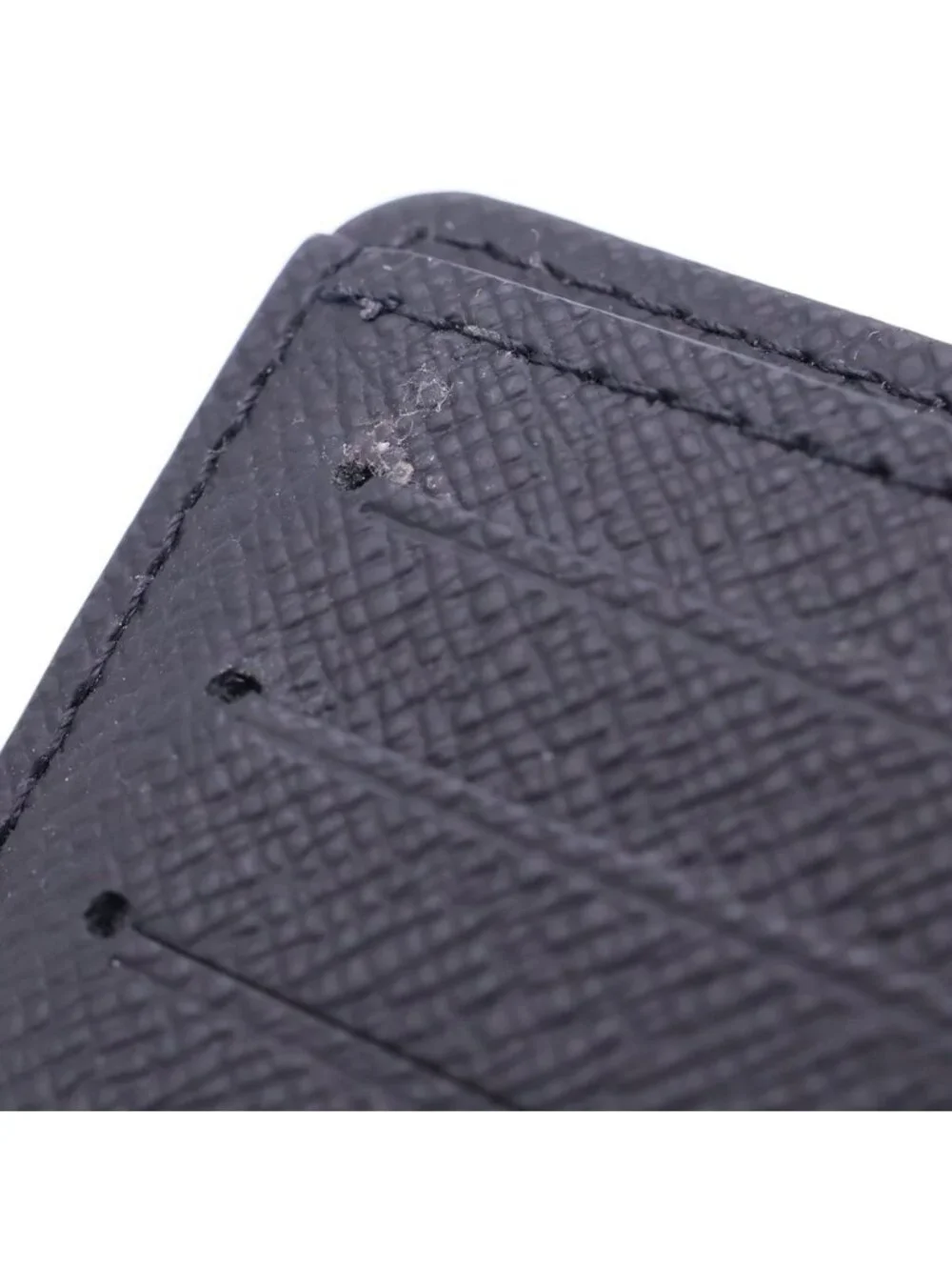 Louis Vuitton Monogram Eclipse Bifold Wallet Compact Black Leather
